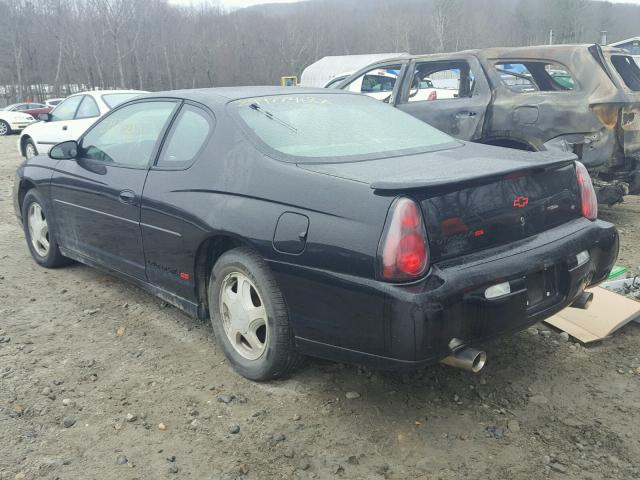 2G1WX15K529175903 - 2002 CHEVROLET MONTE CARL BLACK photo 3