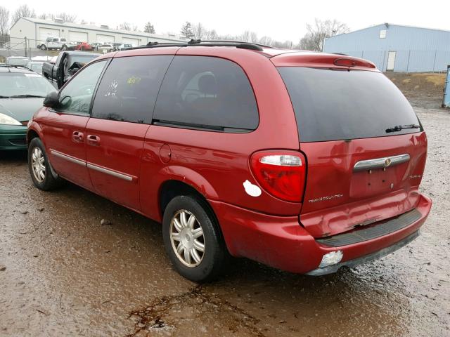 2A4GP54L16R858694 - 2006 CHRYSLER TOWN & COU RED photo 3