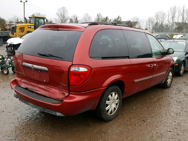 2A4GP54L16R858694 - 2006 CHRYSLER TOWN & COU RED photo 4