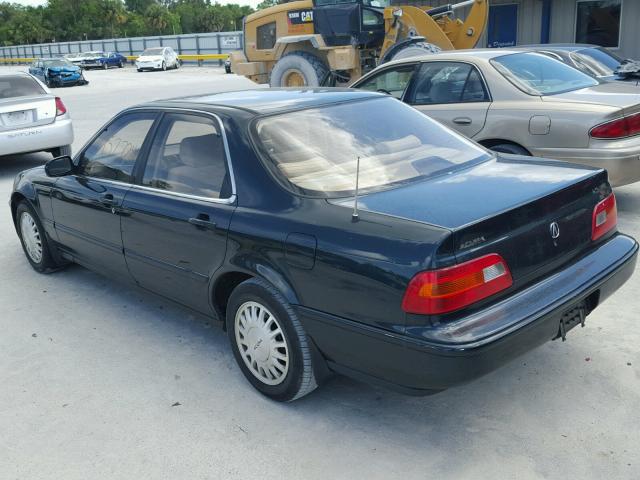 JH4KA7652PC007282 - 1993 ACURA LEGEND L GREEN photo 3