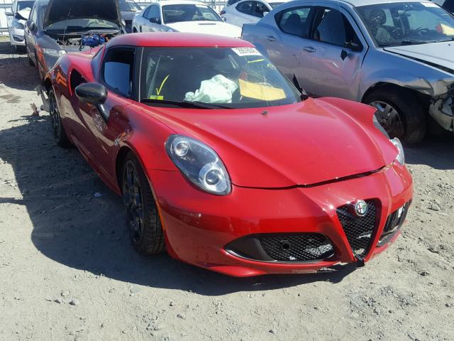 ZARBAAA40FM168127 - 2015 ALFA ROMEO 4C RED photo 1