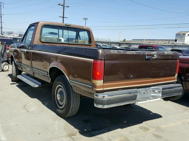 1FTFF25H2JPB56195 - 1988 FORD F250 BROWN photo 3