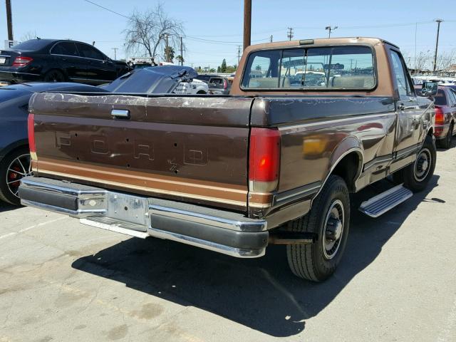 1FTFF25H2JPB56195 - 1988 FORD F250 BROWN photo 4