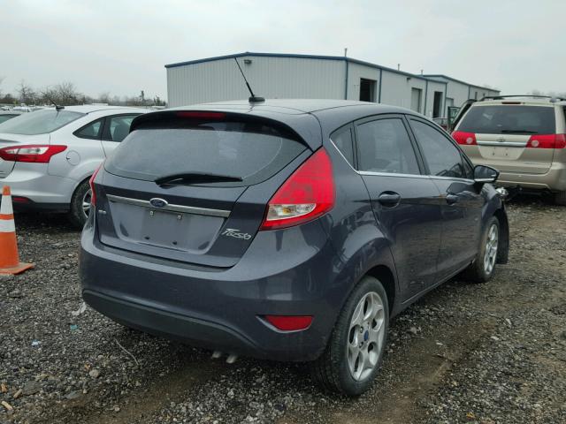 3FADP4FJ4CM121450 - 2012 FORD FIESTA SES GRAY photo 4