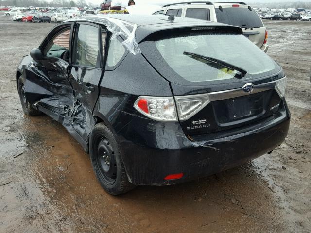 JF1GH61608G831715 - 2008 SUBARU IMPREZA 2. BLACK photo 3