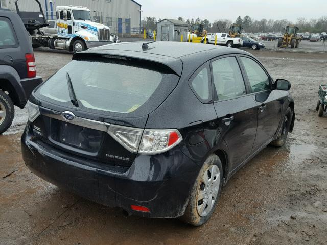 JF1GH61608G831715 - 2008 SUBARU IMPREZA 2. BLACK photo 4