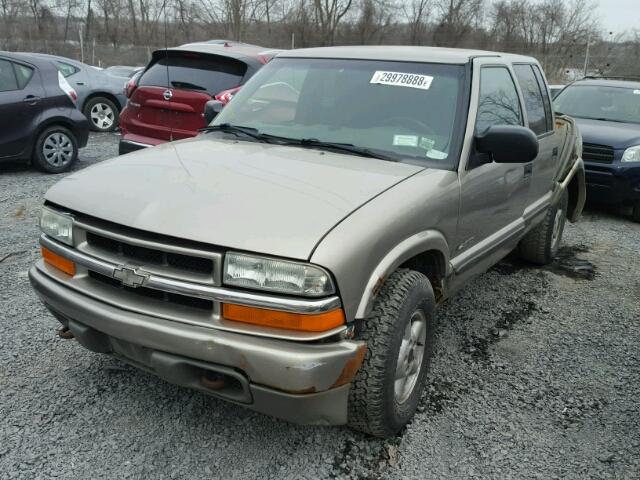 1GCDT13X83K102162 - 2003 CHEVROLET S TRUCK S1 TAN photo 2