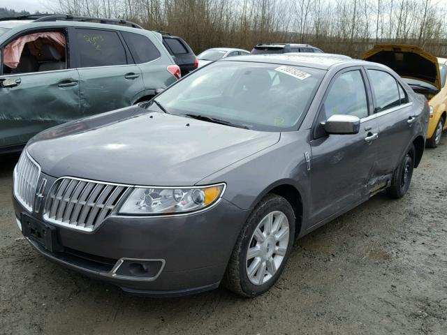 3LNHL2GC7CR831064 - 2012 LINCOLN MKZ GRAY photo 2