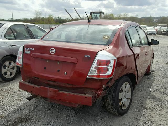 3N1AB61E59L682517 - 2009 NISSAN SENTRA 2.0 RED photo 4