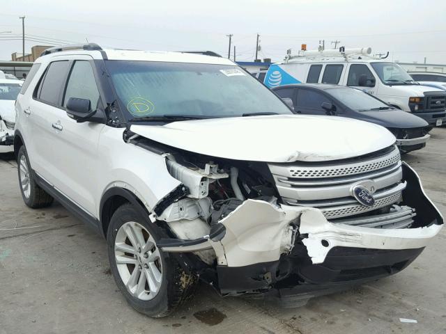 1FM5K7D89EGA63696 - 2014 FORD EXPLORER X WHITE photo 1