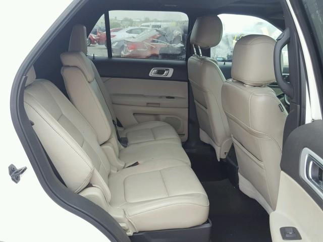 1FM5K7D89EGA63696 - 2014 FORD EXPLORER X WHITE photo 6