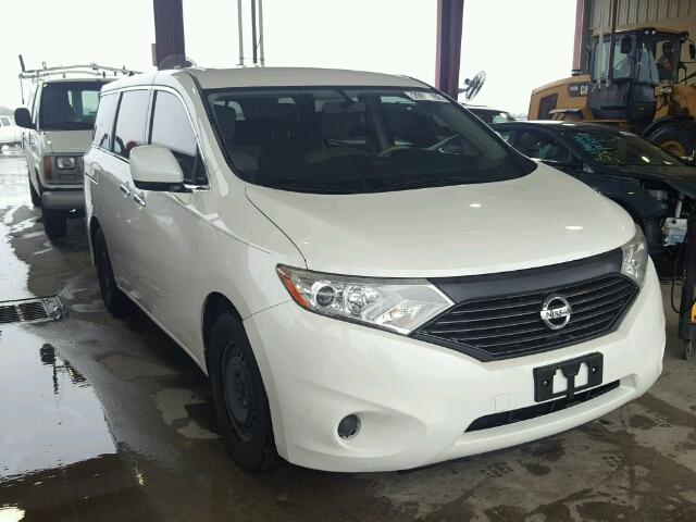 JN8AE2KP6E9102647 - 2014 NISSAN QUEST S WHITE photo 1