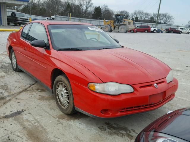 2G1WW12E7Y9358634 - 2000 CHEVROLET MONTE CARL 红色 照片 1
