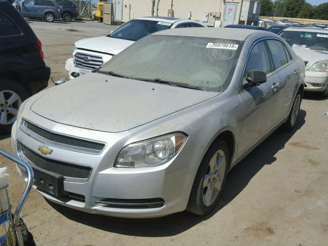 1G1ZB5E10BF378909 - 2011 CHEVROLET MALIBU LS ვერცხლისფერი ფოტო 2
