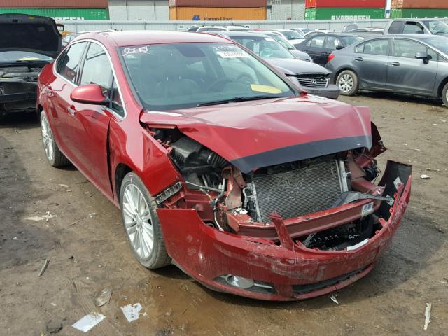 1G4PP5SK3D4222130 - 2013 BUICK VERANO MAROON photo 1