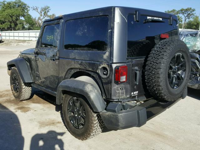 1C4AJWAG0GL268670 - 2016 JEEP WRANGLER S GRAY photo 3