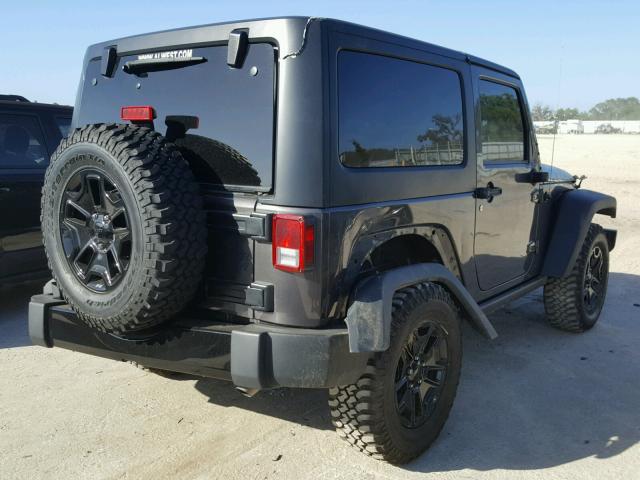 1C4AJWAG0GL268670 - 2016 JEEP WRANGLER S GRAY photo 4