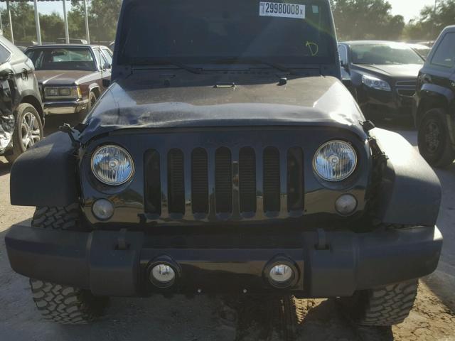 1C4AJWAG0GL268670 - 2016 JEEP WRANGLER S GRAY photo 9