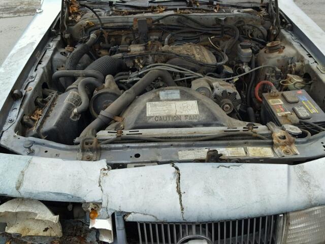 1MEBM6046JH710914 - 1988 MERCURY COUGAR LS BLUE photo 7