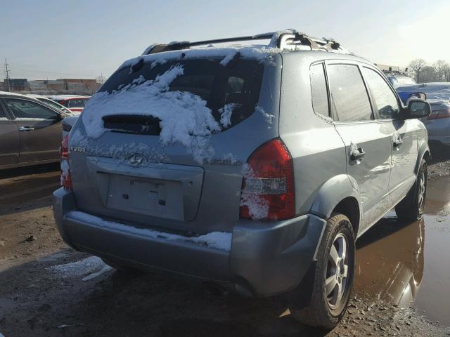 KM8JM12B36U479797 - 2006 HYUNDAI TUCSON GL GRAY photo 4