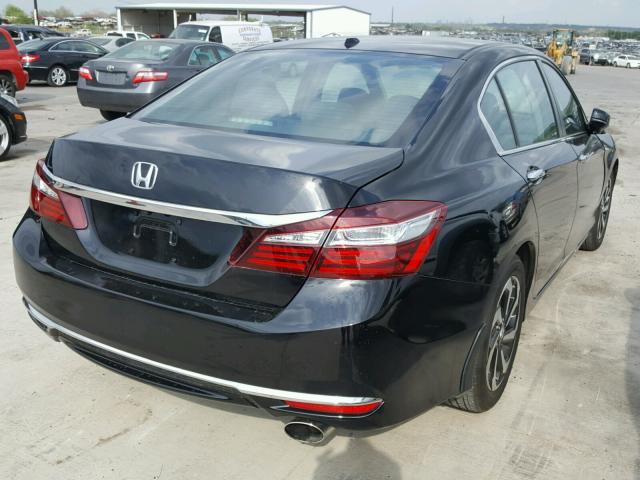 1HGCR2F72GA160809 - 2016 HONDA ACCORD EX BLACK photo 4