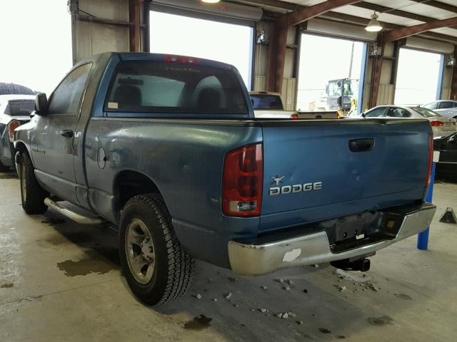 1D7HA16N63J652361 - 2003 DODGE RAM 1500 S BLUE photo 3