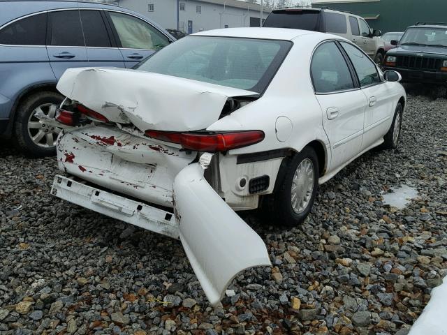 1MEFM50U7XG625977 - 1999 MERCURY SABLE GS WHITE photo 4