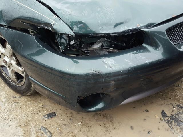 1G2WP52K6YF195911 - 2000 PONTIAC GRAND PRIX 绿色 照片 9