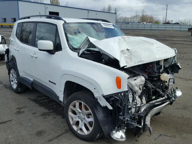 ZACCJBBT2GPD92724 - 2016 JEEP RENEGADE L WHITE photo 1