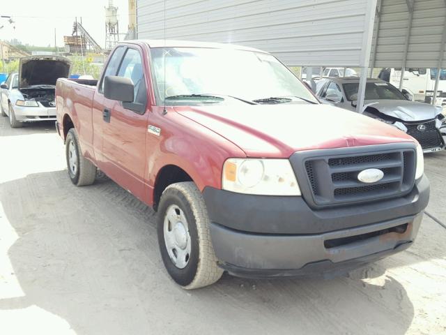 1FTRF12268KB72415 - 2008 FORD F150 RED photo 1