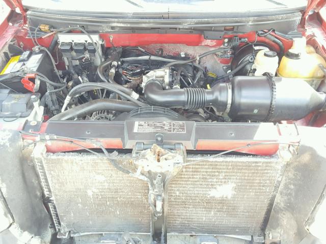 1FTRF12268KB72415 - 2008 FORD F150 წითელი ფოტო 7