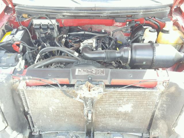 1FTRF12268KB72415 - 2008 FORD F150 RED photo 7