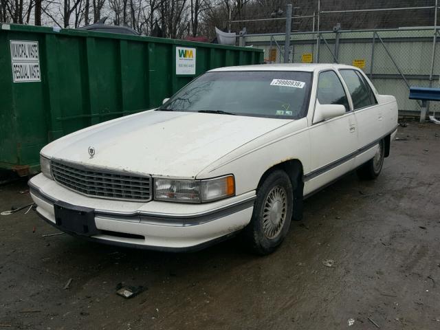 1G6KD52B5SU231015 - 1995 CADILLAC DEVILLE WHITE photo 2