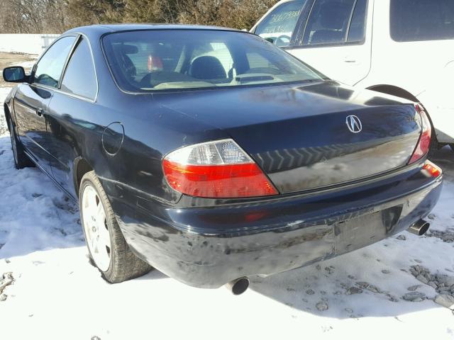 19UYA42623A014751 - 2003 ACURA 3.2CL TYPE BLACK photo 3