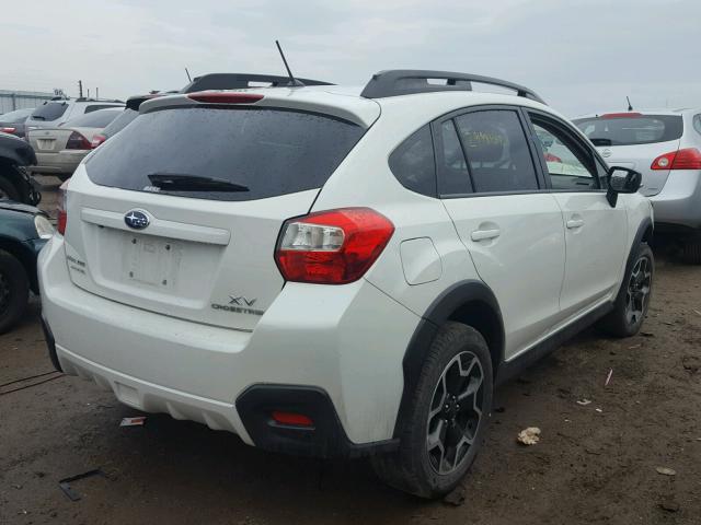 JF2GPAAC4FG305544 - 2015 SUBARU XV CROSSTR WHITE photo 4