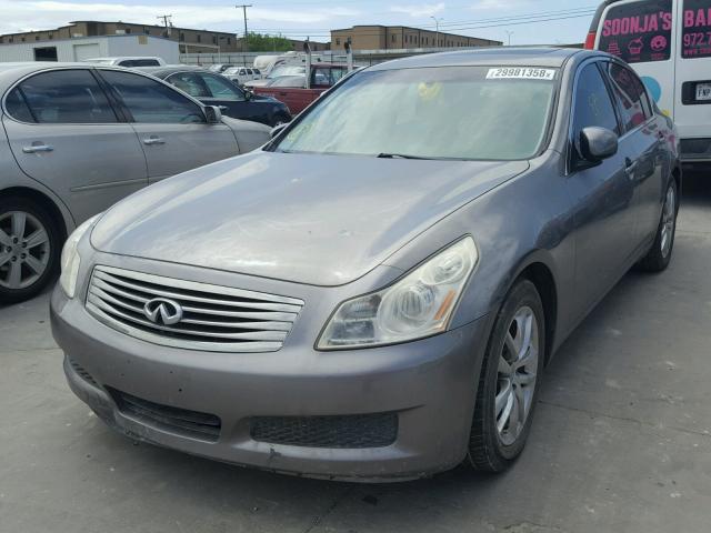 JNKBV61E47M713041 - 2007 INFINITI G35 GRAY photo 2