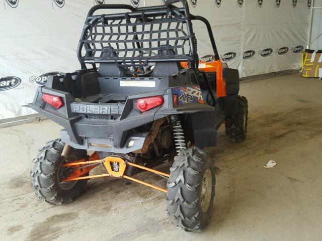 4XAJT9EA3DF681797 - 2013 POLARIS RZR 900 XP ORANGE photo 4