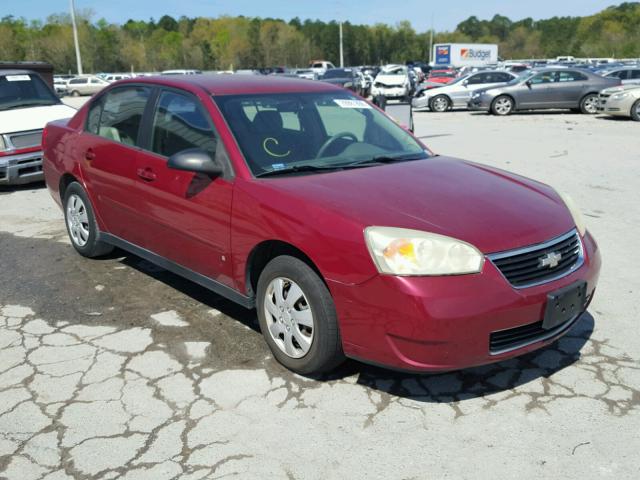 1G1ZS57F97F269378 - 2007 CHEVROLET MALIBU LS ბურგუნდია ფოტო 1