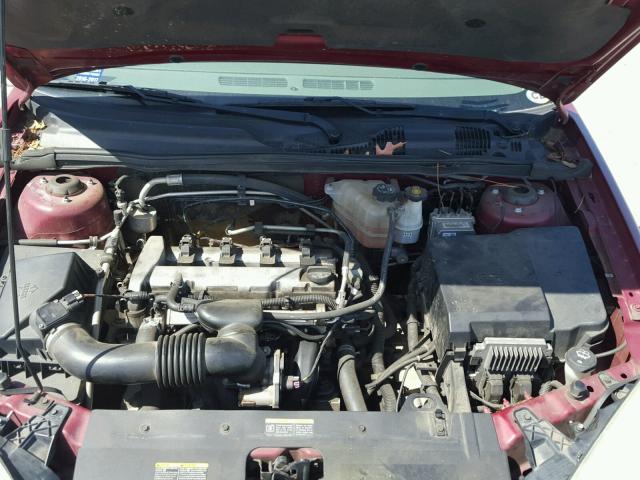 1G1ZS57F97F269378 - 2007 CHEVROLET MALIBU LS ბურგუნდია ფოტო 7