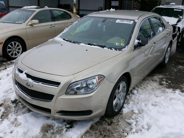1G1ZB5EB5AF181015 - 2010 CHEVROLET MALIBU LS 棕色 照片 2