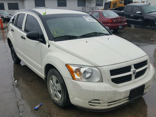 1B3HB28B58D656411 - 2008 DODGE CALIBER WHITE photo 1