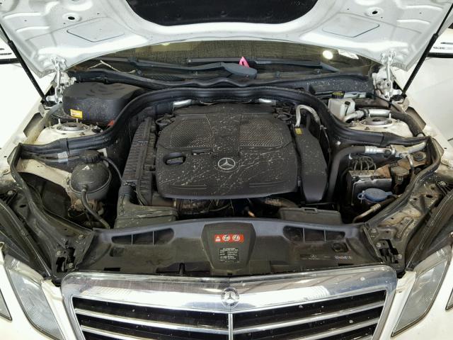 WDDHF5KB0DA710180 - 2013 MERCEDES-BENZ E 350 WHITE photo 7