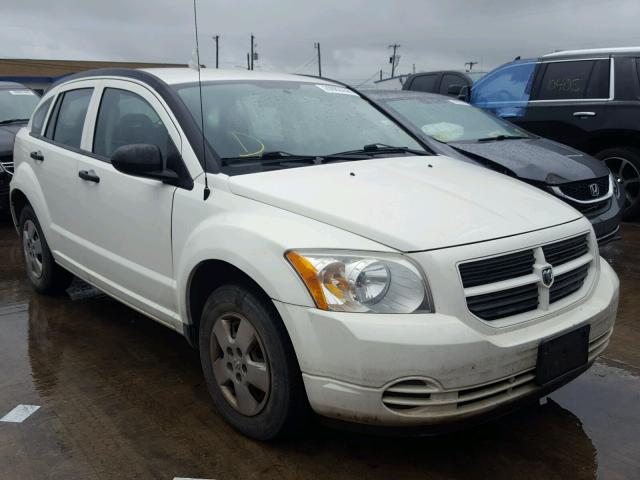 1B3HB28B98D695504 - 2008 DODGE CALIBER WHITE photo 1