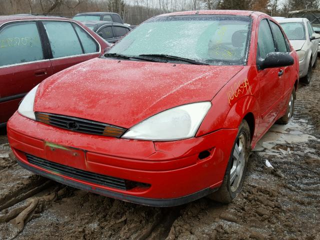 1FAFP38363W328908 - 2003 FORD FOCUS ZTS RED photo 2