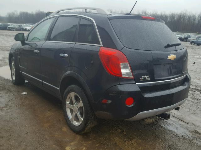 3GNAL3EK6DS540207 - 2013 CHEVROLET CAPTIVA LT BLACK photo 3