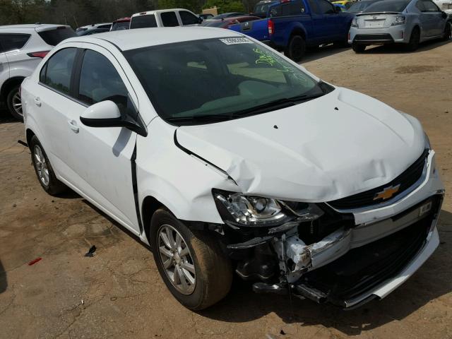 1G1JD5SH4H4129932 - 2017 CHEVROLET SONIC LT WHITE photo 1