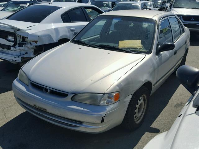 1NXBR12E8YZ303928 - 2000 TOYOTA COROLLA VE SILVER photo 2