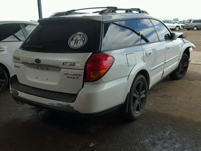 4S4BP67C064301386 - 2006 SUBARU LEGACY WHITE photo 4