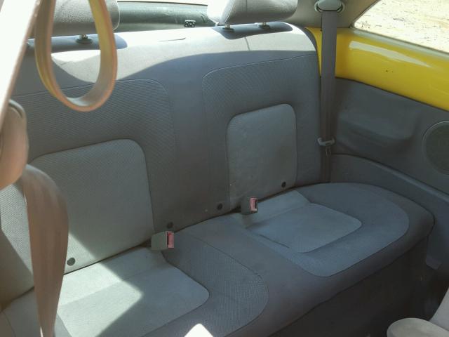 3VWCK21C13M413216 - 2003 VOLKSWAGEN NEW BEETLE 黄色 照片 6