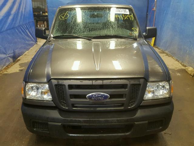 1FTYR10D46PA12525 - 2006 FORD RANGER GRAY photo 9